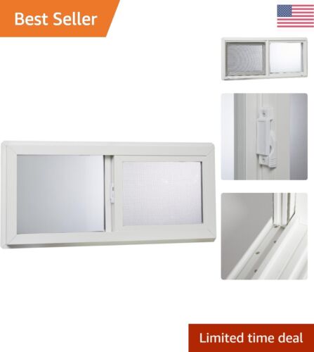 Energy-Saving High-Quality Slider Window - 32x14 - Double-Paned - Insulated