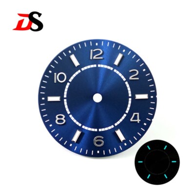DS Numerals No date Dial Blue Super luminous BGW9 lume NH38 28.5MM Dials NH35/34