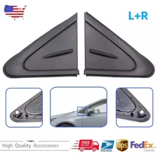 2pcs For 2019-2021 Toyota Corolla Side Mirror Fender Corner Triangle Cover Trim