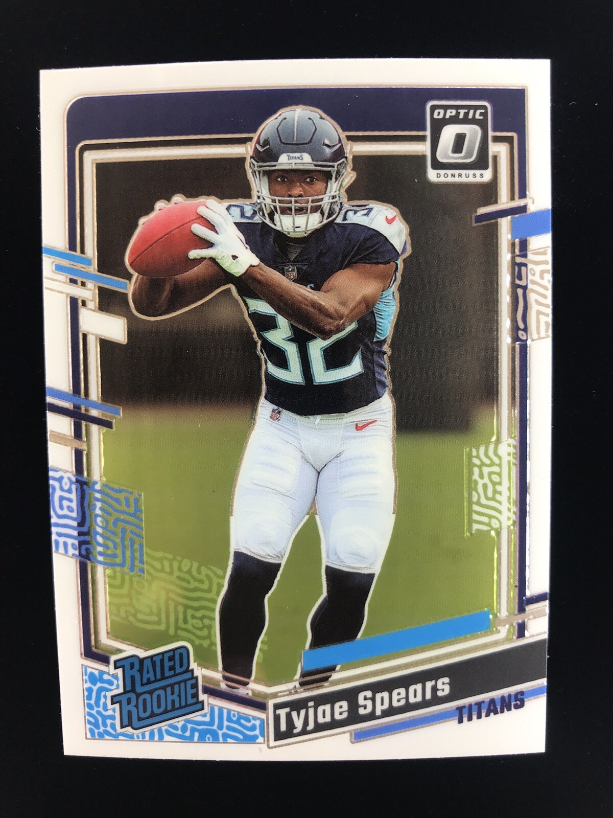 Tyjae Spears Rated Rookie 2023 Optic NFL #297 Tennessee Titans Base RC