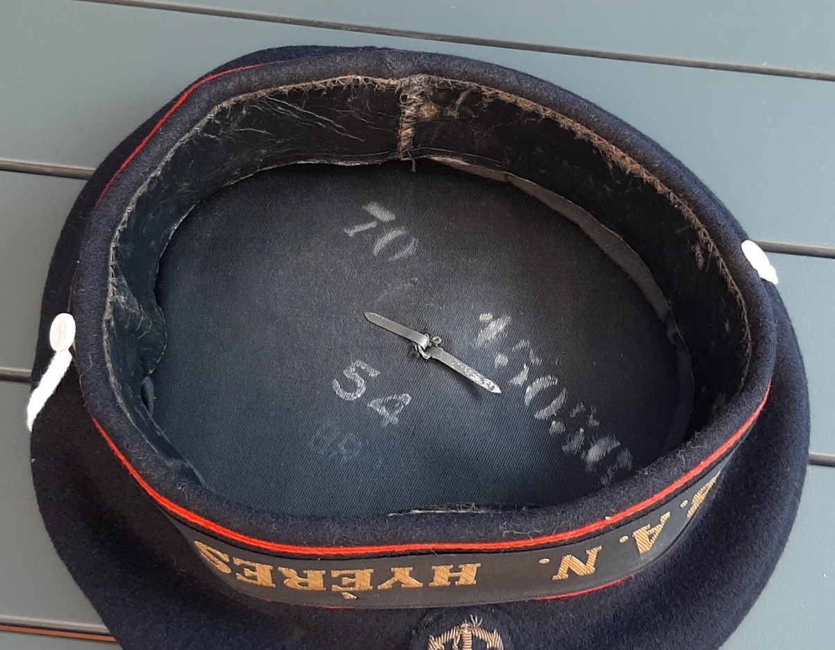 Bachi Marin Français T56 Base Aéronavale Hyères 1989 – Bonnet Marin Original
