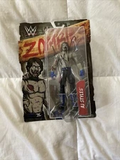 AJ Styles  WWE: Zombies Figure 2016 Mattel Monster AUTOGRAPHED Black Marker