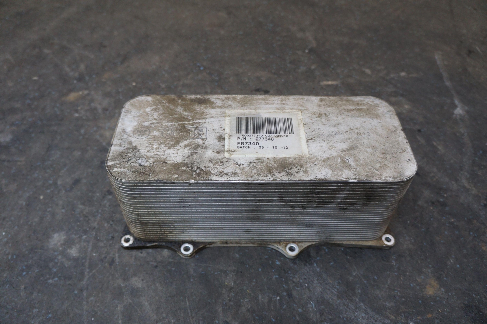 Maserati Quattroporte 2013 Oil cooler