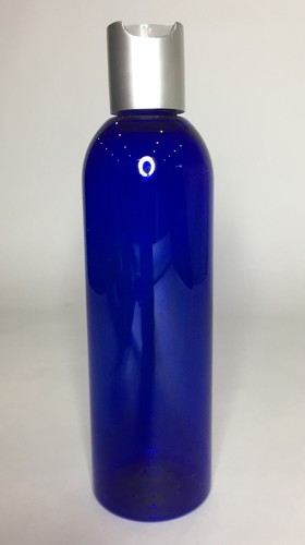 Empty Cobalt Blue PET Plastic 500ml Bottles & Matt Silver Disc Top *ANY AMOUNT* - Picture 3 of 3