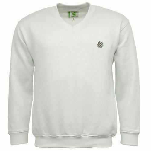 Green Play Bowls Sweatshirt Jumper White Bowling Clothes Golf Cricket