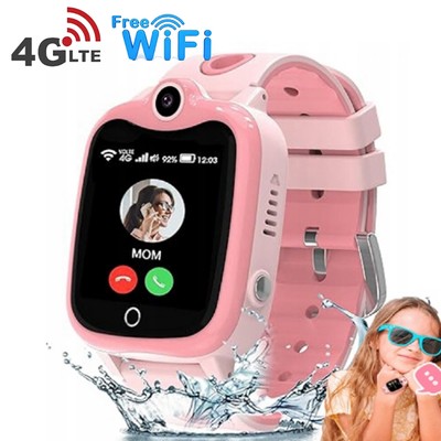 4G Kinder Telefonuhr Smartwatch LBS Uhr SOS SIM wifi Wasserdicht Kids Armbanduhr