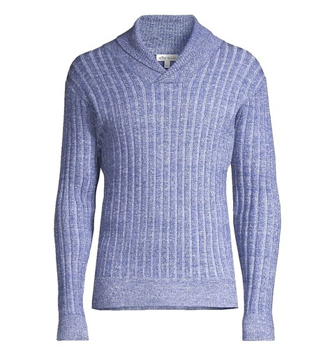 Peter Millar Mountainside Blue Shetland Wool Slip On Shoes  display picture 3