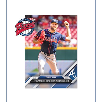 Chris Sale Triple Crown Winner 2024 MLB Topps NOW Card 783 In Hand 