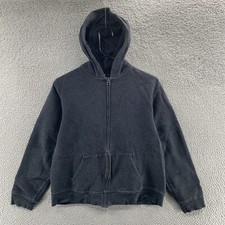 Polo Ralph Lauren Hoodie Youth Boys Extra Large 18-20 Gray Full Zip Sweatshirt