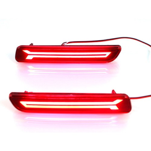 LED Rear Bumper Reflector Fog Brake Turn Indicator Lights For Suzuki Vitara 15+ - Picture 6 of 8