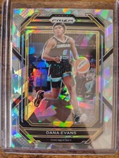 2023 Panini WNBA Prizm Dana Evans Cracked Ice Prizm #59 Chicago Sky