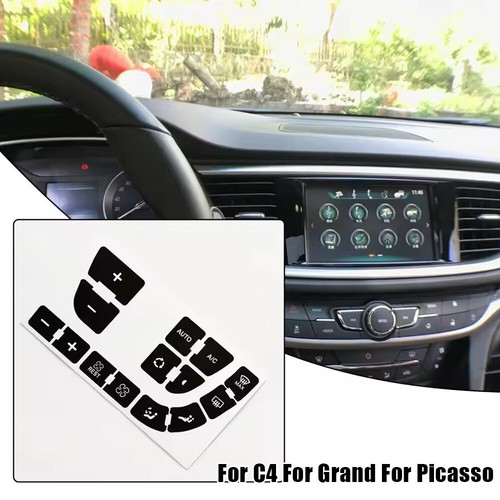 Car Air Conditioning Control Panel Button Repair Sticker For C4 Grand Picasso - Foto 3 di 11