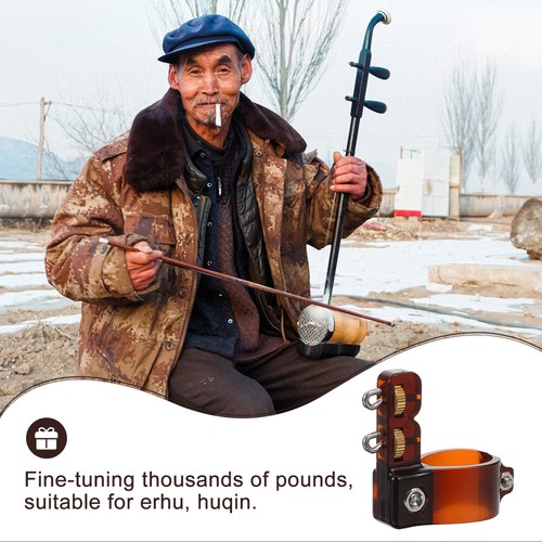 1PC Erhu Tuner Fine-tune Erhu Violin Fine Tuner Erhu Metal String Adjuster Erhu - Photo 8/12