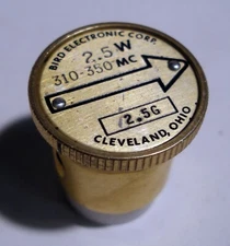 BIRD Electronics Wattmeter Element Slug 2.5G, 310-350 MC, 2.5W