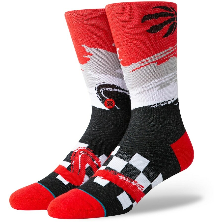 Toronto Raptors Stance crew socks men's LARGE 9-13 NEW NBA LOT OF - Main Image