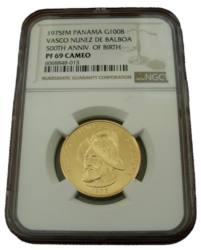 1975 One Hundred Balboa Gold Coin Of The Republic Of Panama