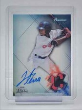 JOSE TENA 2021 BOWMAN STERLING BASEBALL AUTOGRAPH AUTO