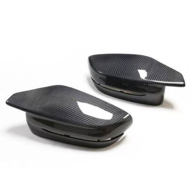 Caron Fiber Car Door Side Mirror Cover Cap Replace For BMW M3 M4 G80 G82 2021+