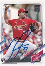 ROEL RAMIREZ SIGNED AUTO'D 2021 TOPPS UPDATE CARD #US51 ST LOUIS CARDINALS