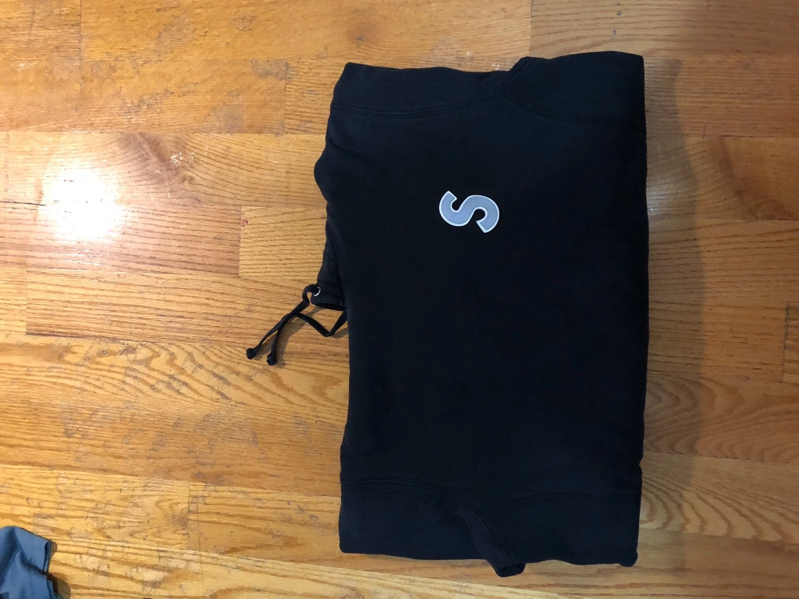 Sweat à capuche Supreme SS16 Reflective S Logo noir moyen BOGO 3M