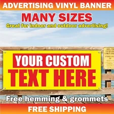 MINOR CHANGES Advertising Vinyl Banner Flag Sign USA Many Sizes Available Custom