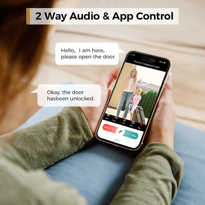 Serratura E Campanello Smart 2 In 1 - Visione Ultra HD 2K E Controllo - Foto 7