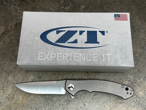 Zero Tolerance 0450 Small Sinkevich Titanium Folding Knife S35VN Steel