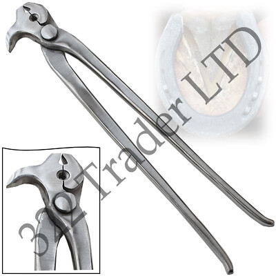 Professional Farrier Horse Shoe Nail Puller - 12" Hoof Tool For Equine Care