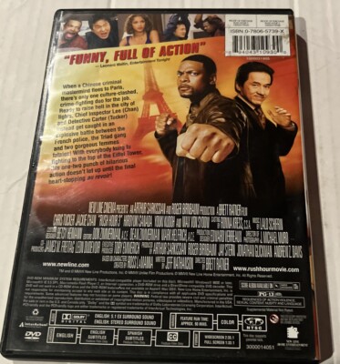 Rush Hour 3 - Jackie Chan + Chris Tucker DVD | eBay