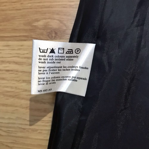 LAURA ASHLEY Dark Grey Polka Dot A-Line Knee Length Linen Cotton Skirt UK 12 - Picture 6 of 10