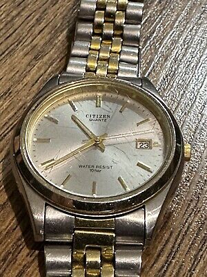 Citizen Men's Quartz Vintage Calendar Two Tone Bracelet 100 Citizen Men's Quartz Vintage Calendar Two Tone Bracelet 100