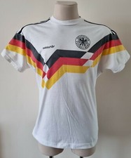 Germany 1988 - 1990 Home football Adidas vintage cotton shirt size Medium 