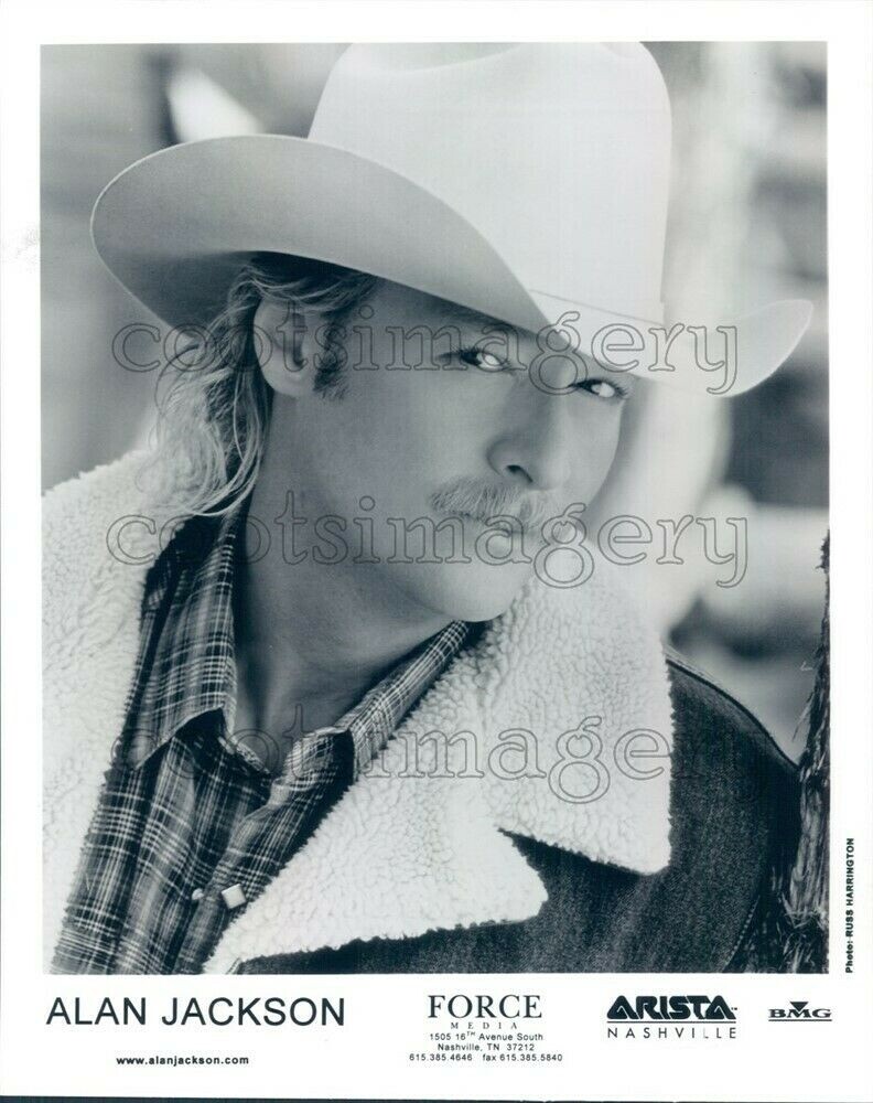 2002 Press Photo Handsome Georgia Country Singer Alan Jackson