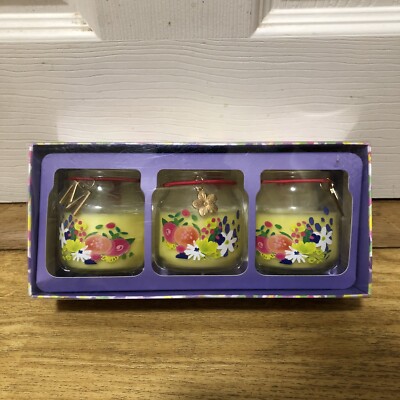 Amazing Mum 3 Mini Floral Duftkerzen - je 50g Kerzen - NEU