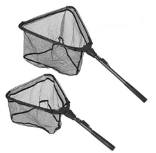 Fishing Net Telescoping Pole Handle Foldable Landing Nets Aluminum Alloy Tackle