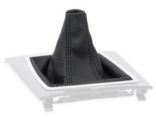 SCHALTMANSCHETTE FUR MERCEDES GLK X204 2008-2015 SCHALTSACK LEDER SCHWARZ