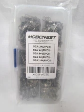 200PCS Barrel Snap Swivel Fishing Accessories, Premium Fishing Gear Equipment...