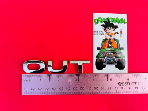 05-09 Subaru Outback Rear Trunk Emblem Logo Nameplate Letters OEM - Bild 6 von 6