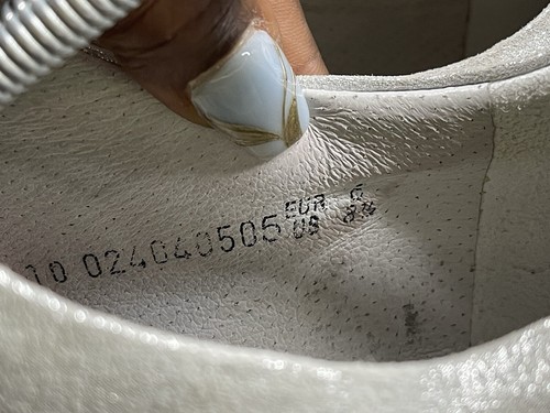 Mephisto Tenis Mujer 8.5 M Yael Zapatos Metálicos Plata Gris Gamuza Entrenadores - Imagen 10 de 20
