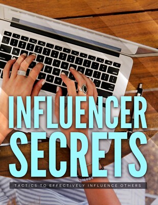 Influencer Secrets - free shipping/DIGITAL EBOOK