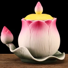 9.5cm Buddha Hall Offer Table Ceramics Holy Water Cup Buddhism Supplies Decor