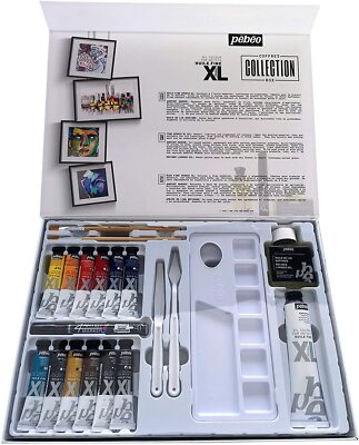 Pebeo XL Studio Ölfarbe Gemälde Set - Professionelle Künstler Sammlung Box