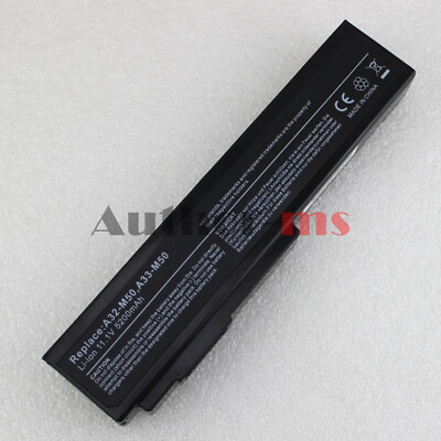 6Cell Battery for Asus G50V G51J L50 M50S M60J N43D N52D N53J A32-M50 A33-M50