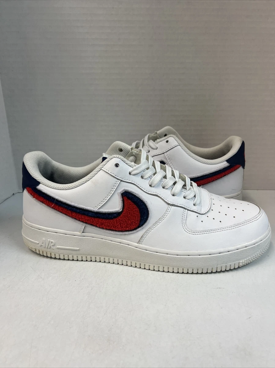 Nike air force 1 top low 07 lv8 chenille swoosh