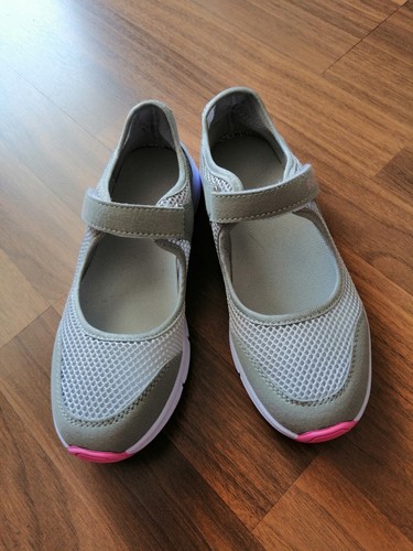 Federleichte Damen Ballerinas * Klettverschl. * Größe 37,5 * Pastellgrau * NEU * - Bild 4 von 10