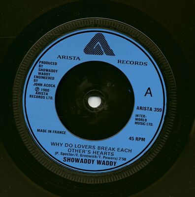 Showaddy Waddy - Why Do Lovers Break Each Other's Hearts - Teen Canteen (7inc...