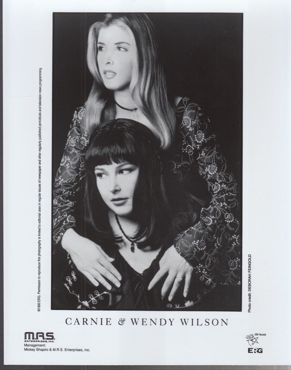 carnie & wendy wilson hey santa press kit 1993 | eBay