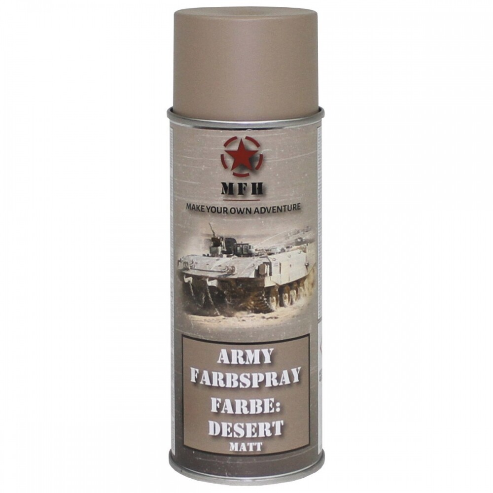 Mfh Farbspray Army Matt 400 Ml Militärlack Militärfarbe Sprühdose Lack