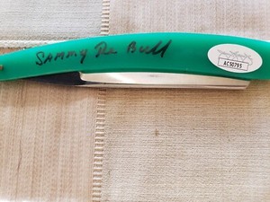 Autograph Sammy The Bull Gravano Straight Razer