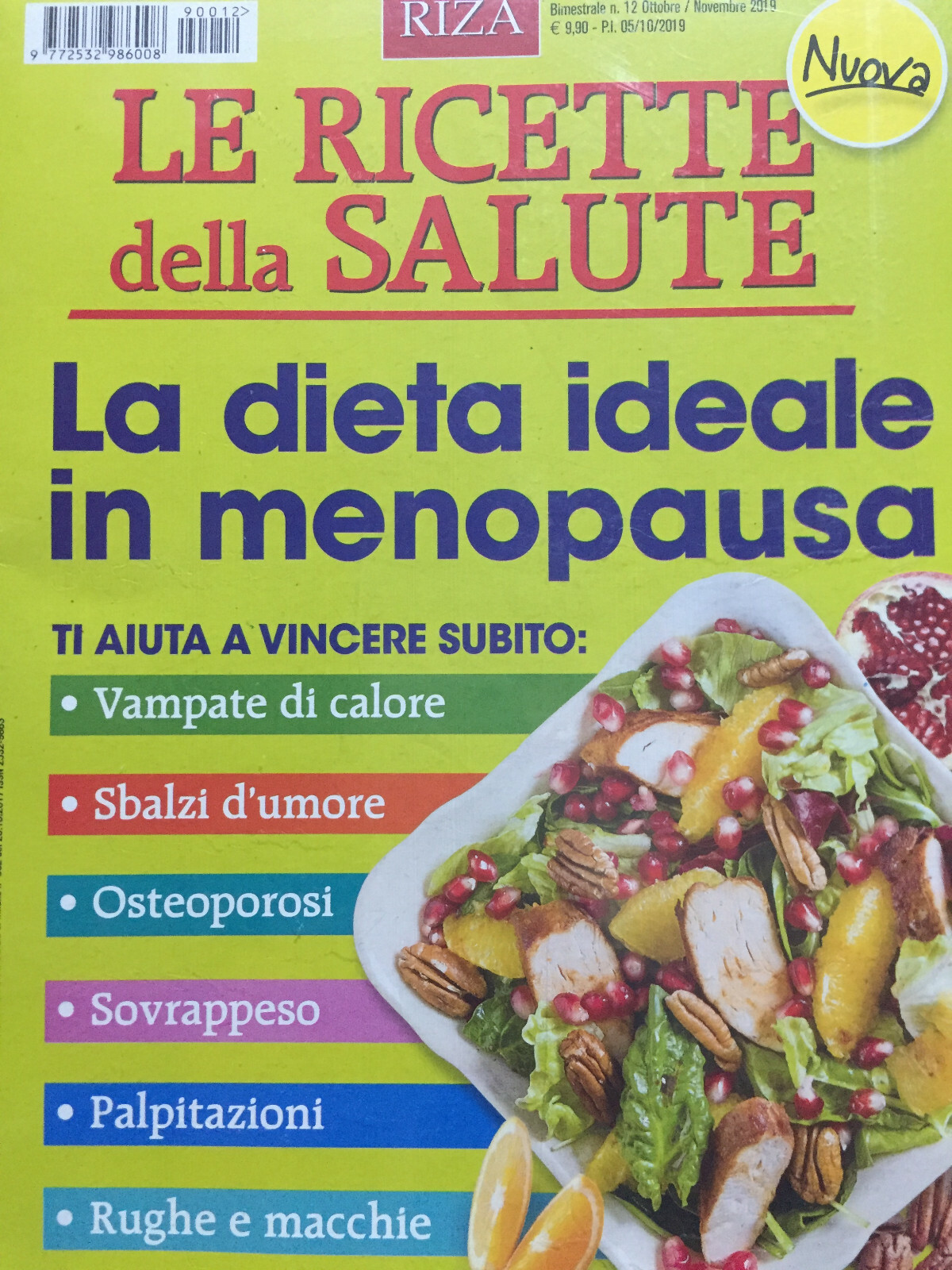 Le Ricette della Salute-Riza 2019 12.La dieta ideale in menopausa